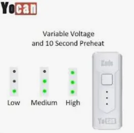 Yocan Kodo 510 thread battery in white