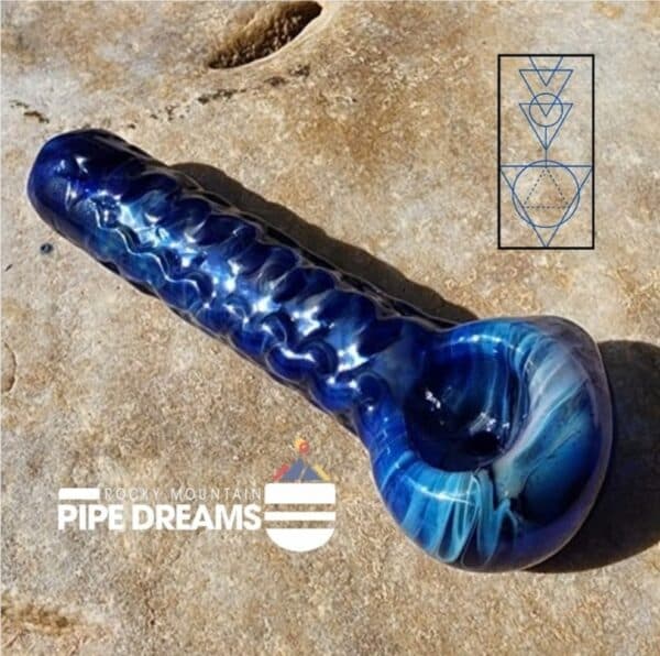 Blue Hand Pipe
