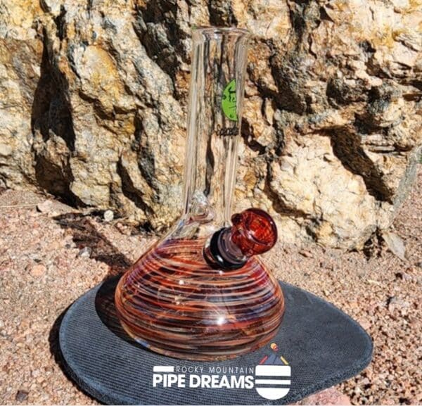 8" mini beaker water pipe By SpaceGlass