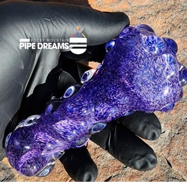 Deep Purple Hand Pipe - Image 3
