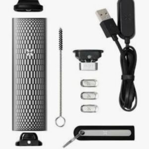 Pax Full Kit Limited Edtion herbal vaporizer onyx included a oil kit adapter for dabs charger three screens cleaning tool poker-key chain mouth piece and oven cover