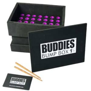 34 cone filler slots in a box with a two cone stuffers great value for cone filling 1 and a quarter