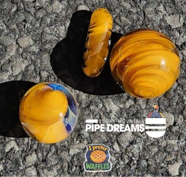 colored brown and orange this terp slurper has great function