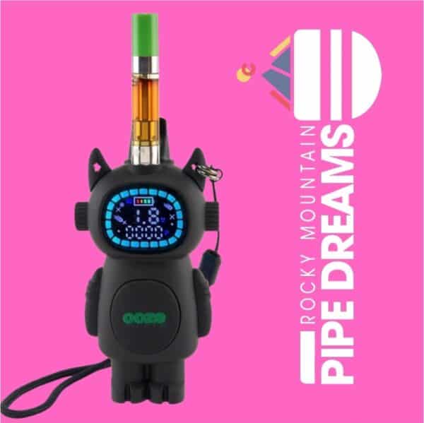 ooze bot character vape in panther black - Image 4