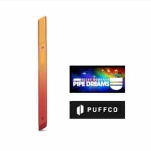 puffco hotknife daybreak edition in orange and red with ceramic tip