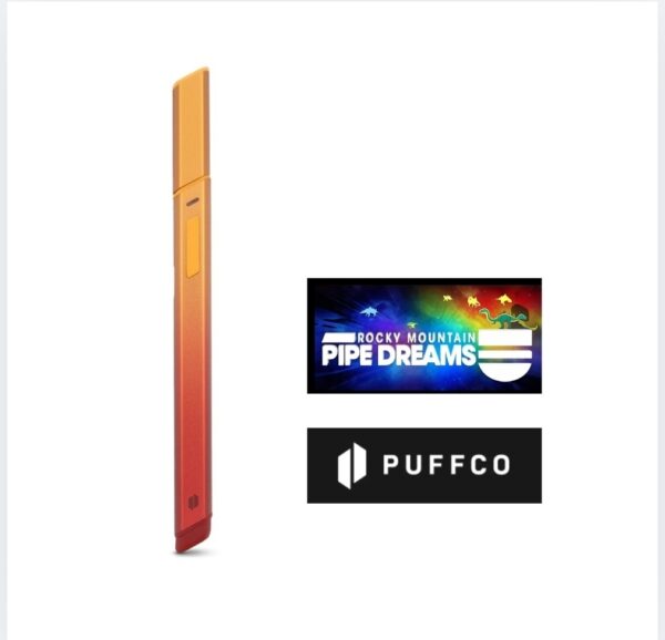 puffco hotknife daybreak edition in orange and red with ceramic tip