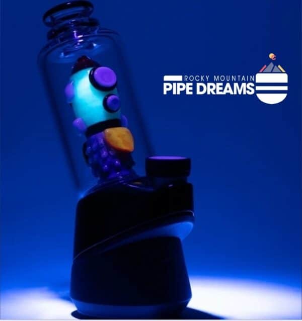 Empire Glassworks "Across the Universe" Puffco PeaPeak Pro Glass Attachment - Image 4