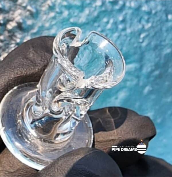 Puffco Pivot cooling top attatchment by Durin Glass  in clear - Image 4