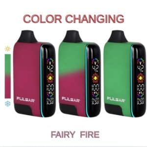 Pulsar 510DL5.0 crtridge vape color changing edition in fairy fire