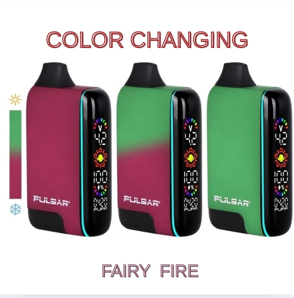 Pulsar 510DL5.0 crtridge vape color changing edition in fairy fire