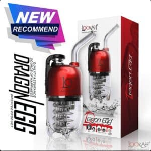 Lookah Dragon Egg electric dab rig red