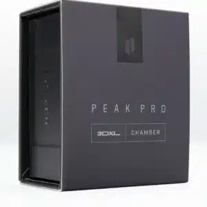 puffco peak pro black 3dxl chamber in limited edition black color