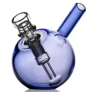 GRAV® Spherical Pocket Bubbler - light cobalt blue