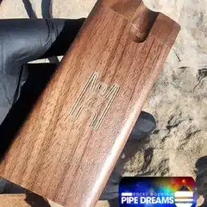 Walnut Dugout by Human Grade, all wood, metal hitter with teeth, poker that is carried in the dugout