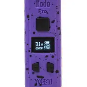 Kodo Proi Purple and Black Splatter 400mAH cartreidge battery 510 thread