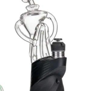 The Typhoon Peak Attachment is a striking glass piece that emulates the dynamic flow of a storm. It delivers smooth performance. Designed for the Peak and Peak Pro.