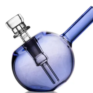 Grav Shephircal Pocket Bubbler in light cobalt blue
