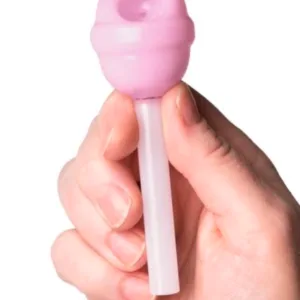 Lollipop lollipipe hand pipe in Cotton Candy