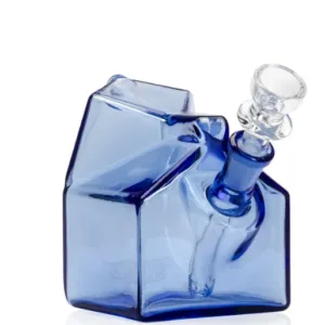 The Grav Milk Carton Pocket Bubbler takes a familiar shape and turns it into one of the most functional pipes in your collection. Square base, peaked top, a spout where the spout should be. It's a dead ringer for a real carton, except this one's filled with water instead of 2%.