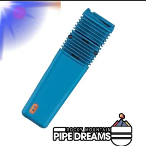 The VEAZY is a compact portable dry herb vaporizer by Storz & Bickel. Easy to use one button control, LCD screen, web app, produces big clouds. (Blue)